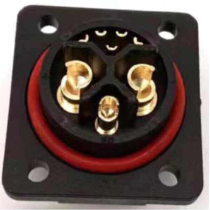 圓形及方形2+5P、2+1+5P充電插頭和充電插座